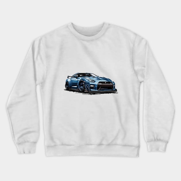 Nissan Gtr r35 Godzlila Car Lover T-Shirt Crewneck Sweatshirt by mrsticky